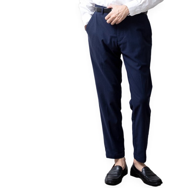 スラックス 裏起毛 ストレッチ 暖かい レギンスパンツ 秋冬 メンズスラックス 秋 冬 パンツ 防寒 アンクルパンツ メンズパンツ アンクル丈 レギパン イージーパンツ 軽量 全6色 （67.ネイビー）