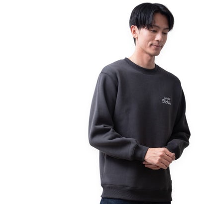 トレーナー スウェット GENUINE Dickies 刺繍 スエット クルーネック 裏起毛 長袖 ディッキーズ 暖かい プリント 秋冬 ロゴ バックプリント 全4色 （48.スミクロ）｜詳細画像