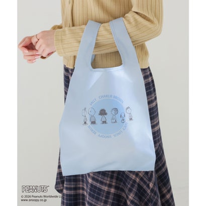 スヌーピー／お弁当バッグ エコバッグ バッグ 鞄 エコバック スヌーピー お弁当バッグ 折り畳みバッグ プリント ガーリー レディース （ボルドー）｜詳細画像