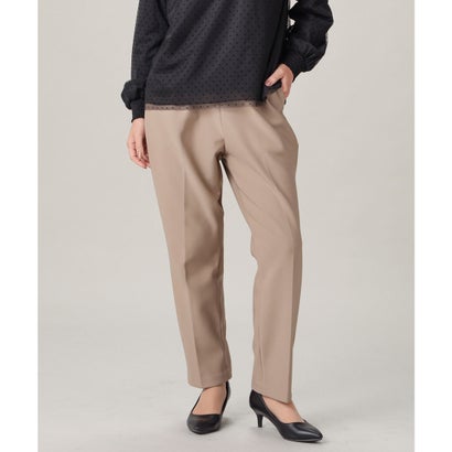 ウォームストレートパンツ ボトムス パンツ ストレートパンツ Warmパンツ ロングパンツ 静電気軽減 抗菌防臭 ストレッチ レディース （アイボリー）｜詳細画像
