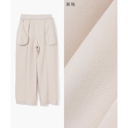 ウォームストレートパンツ ボトムス パンツ ストレートパンツ Warmパンツ ロングパンツ 静電気軽減 抗菌防臭 ストレッチ レディース （ブラック）｜詳細画像