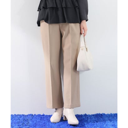 ウォームストレートパンツ ボトムス パンツ ストレートパンツ Warmパンツ ロングパンツ 静電気軽減 抗菌防臭 ストレッチ レディース （ベージュ）｜詳細画像