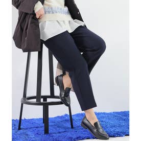 ウォームテーパードパンツ ボトムス パンツ テーパードパンツ Warmパンツ ロングパンツ 静電気軽減 抗菌防臭 センタープレス レディース （ネイビー）