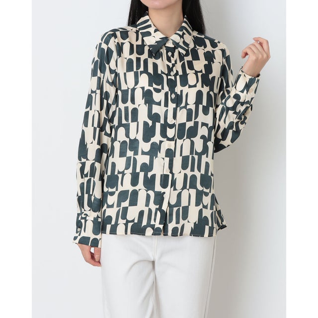VELMA SHIRT （BLUE CREAM）