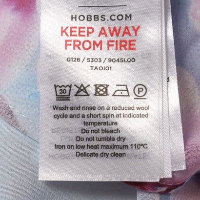 ホブズ HOBBS THEA DRESS （PALE BLUE MULTI）｜詳細画像