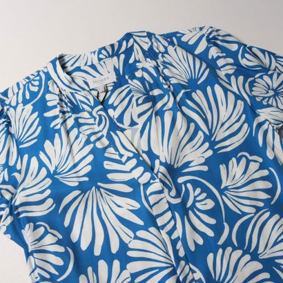 ホブズ HOBBS LUCILLE DRESS （TRUE BLUE IVORY）｜詳細画像
