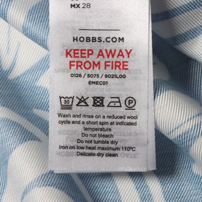 ホブズ HOBBS LUCILLE DRESS （TRUE BLUE IVORY）｜詳細画像