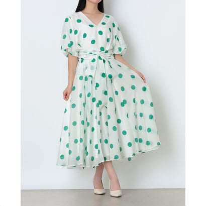 BARRINGTON DRESS （IVORY GREEN）｜詳細画像
