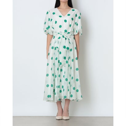 BARRINGTON DRESS （IVORY GREEN）｜詳細画像