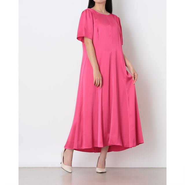 CAMILLE DRESS （BRIGHT PINK）