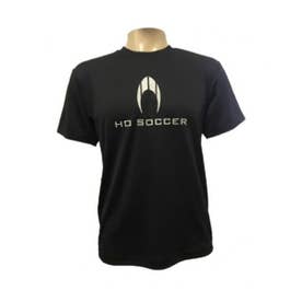 HOSOCCER トレーニング Tシャツ ジュニア(ブラック×シルバー)