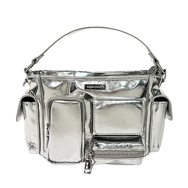 マルチポケットチビバッグ（Multi Pocket Mini Bag） （METALLIC SILVER）