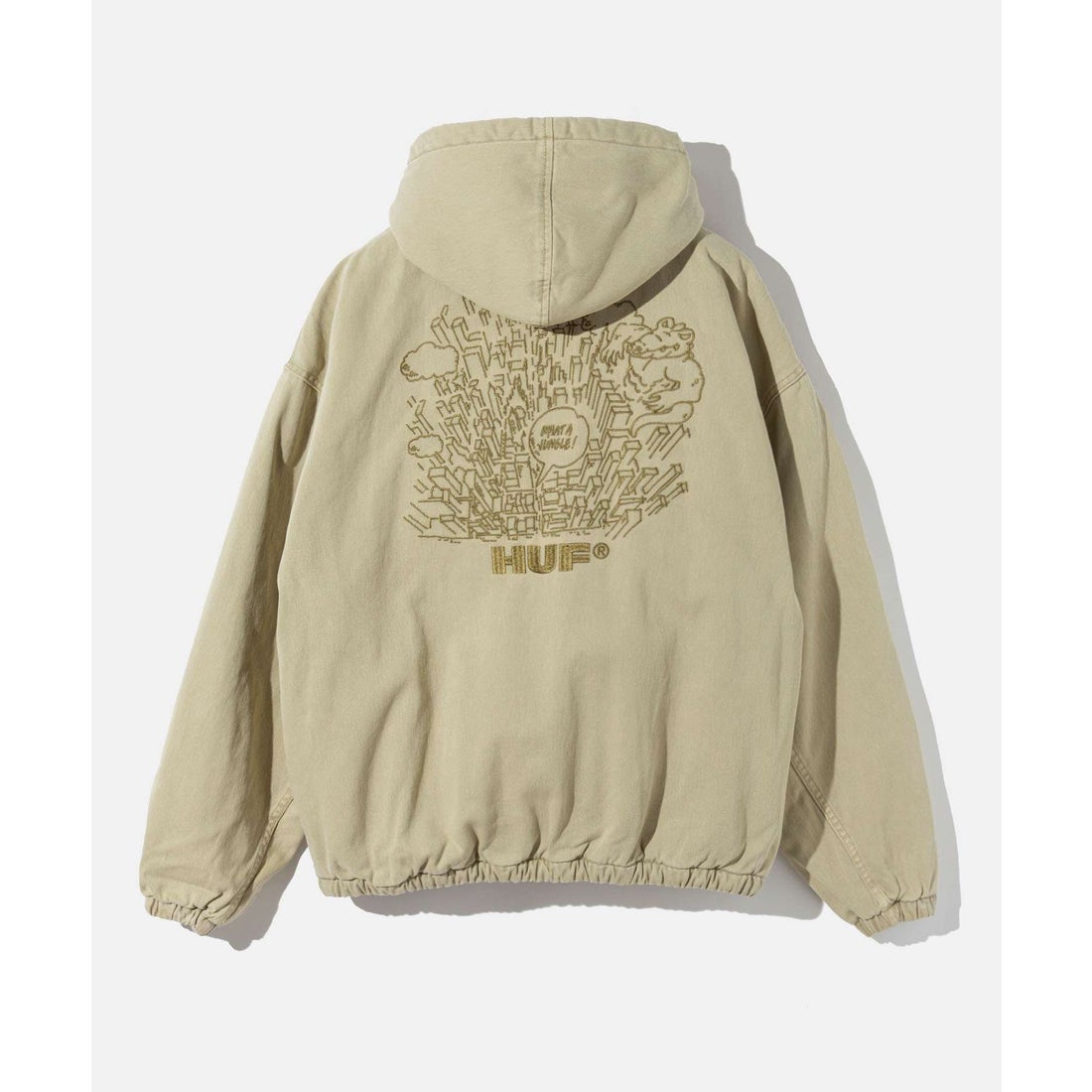 ハフ HUF ハフ HUF WHAT A JUNGLE DENIM WORK JACKET ワット ア