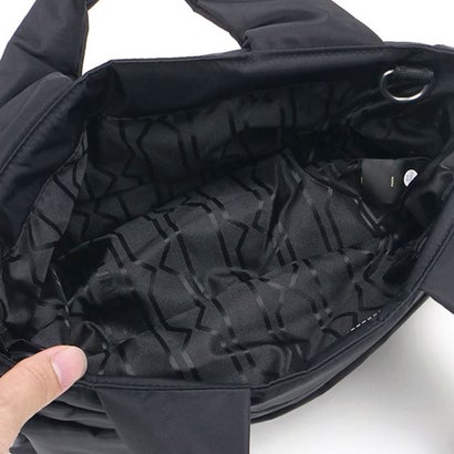 PREMIUM NYLON ROUCHED MINI HOBO BLACK [UBS7146NYL-BLK] （BLACK）｜詳細画像
