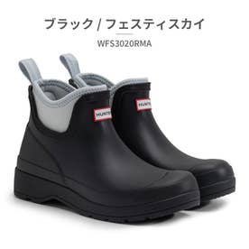 レインシューズ レディース プレイ ネオプレン チェルシー ブーツ WFS3020RMA ブーツ レインブーツ 防水 最高品質天然ゴム （ブルー）
