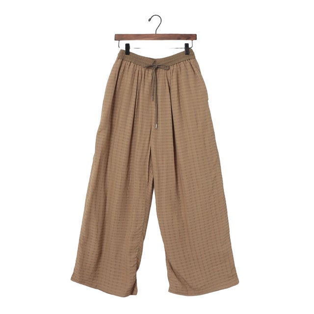 DOBBY CHECK イージーパンツ （BEIGE）