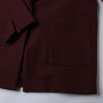 ハンチ hunch ウールライク ショールカラーコート （RED BROWN）｜詳細画像