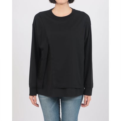 ハンチ hunch コンパクトスムース布帛ドッキングロンT （BLACK）｜詳細画像