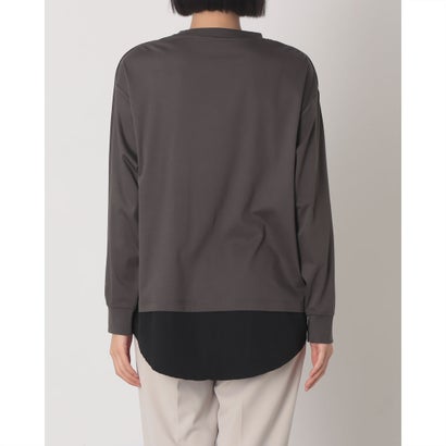 ハンチ hunch コンパクトスムース布帛ドッキングロンT （GRAY）｜詳細画像