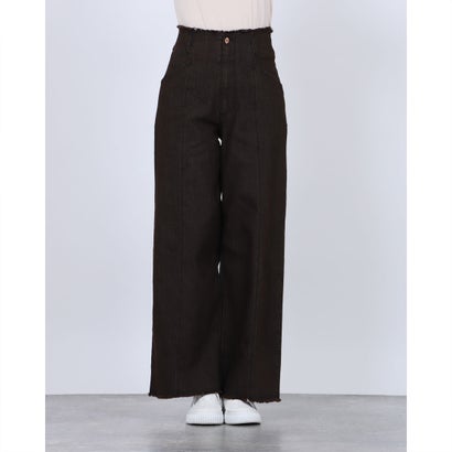 ハンチ hunch 9.5oz ストレッチデニム ワイドパンツ （BLACK）｜詳細画像