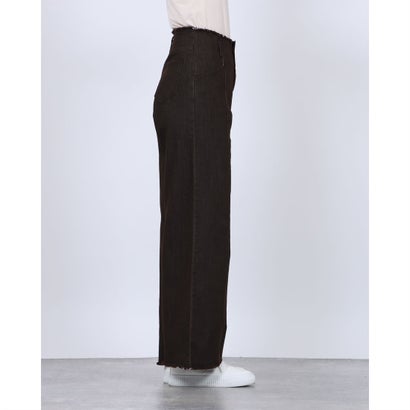 ハンチ hunch 9.5oz ストレッチデニム ワイドパンツ （BLACK）｜詳細画像