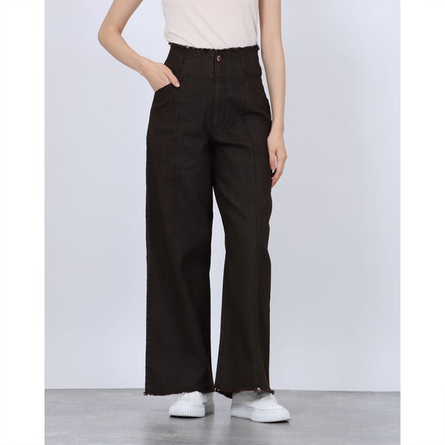 9.5oz ストレッチデニム ワイドパンツ （BLACK）