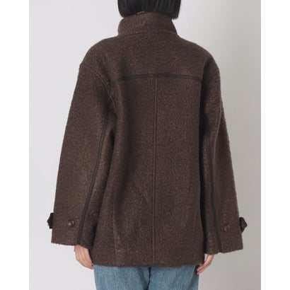 NEWくるくる スタンドミディアムコート （杢BROWN）｜詳細画像
