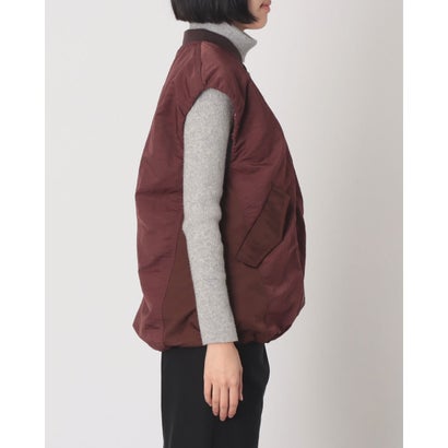 ハンチ hunch ナイロン MA-1ベスト （BURGUNDY）｜詳細画像