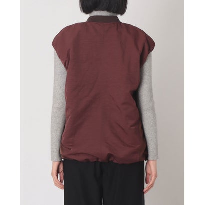 ハンチ hunch ナイロン MA-1ベスト （BURGUNDY）｜詳細画像