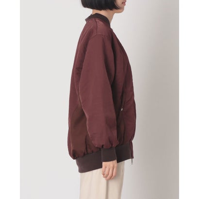 ハンチ hunch ナイロン MA-1ブルゾン （BURGUNDY）｜詳細画像