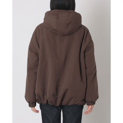Cライク ポリエステルフードコート （BROWN KHAKI）｜詳細画像