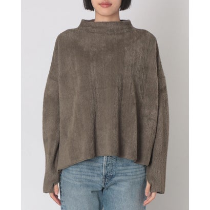ハンチ hunch シャギー ハイネック クルーズプルオーバー （KHAKI）｜詳細画像