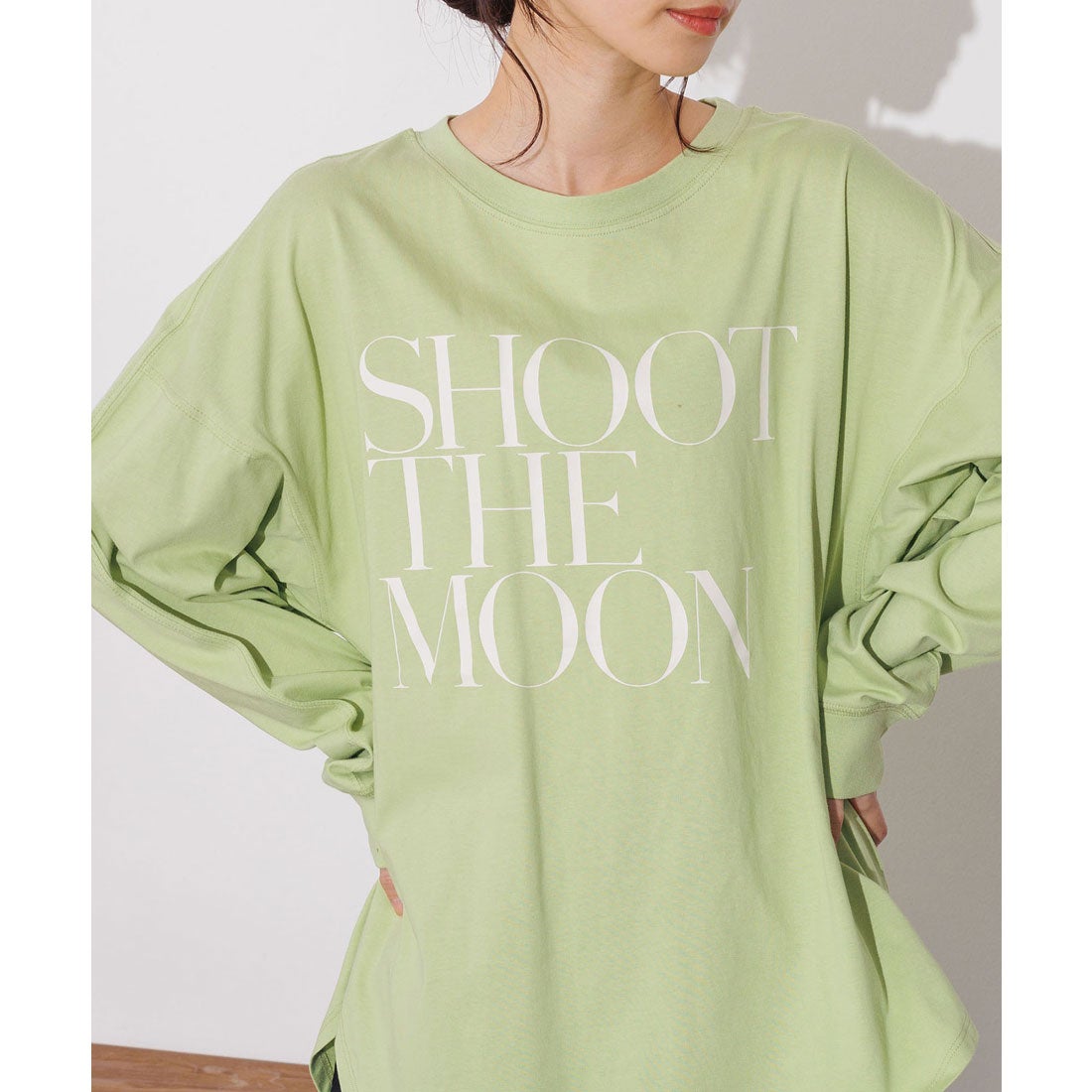 ハンチ hunch ビッグロゴプリントロングTシャツ | オールシーズン 長袖 