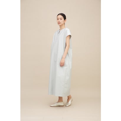 製品染めバックサテンワンピース （ワイン）｜詳細画像