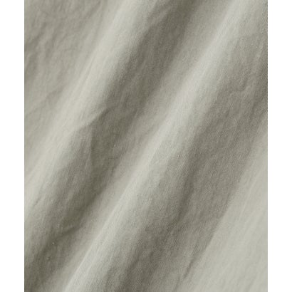 ハイカウントコットンツイルブラウス （スモーキーグリーン）｜詳細画像