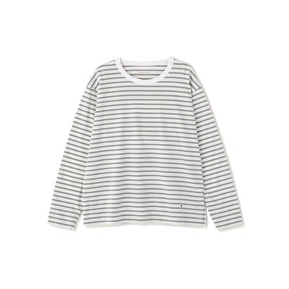 ボーダーTシャツ ホワイトxミント3｜詳細画像