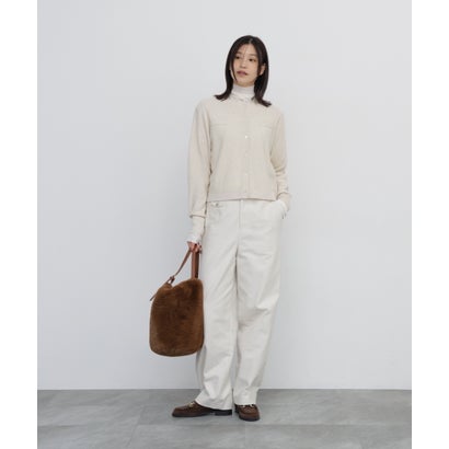 《名品 / 5サイズ展開 / コットン起毛 / 洗える》リクライドクロス フラップパンツ スミクロ1｜詳細画像
