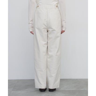 《名品 / 5サイズ展開 / コットン起毛 / 洗える》リクライドクロス フラップパンツ スミクロ1｜詳細画像