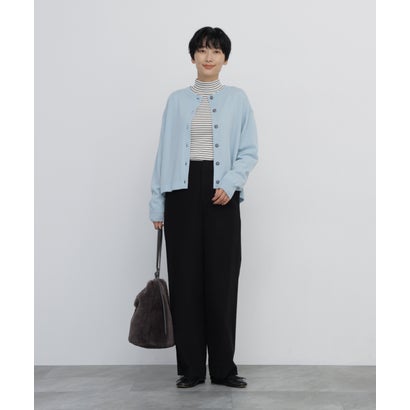 《名品 / 5サイズ展開 / コットン起毛 / 洗える》リクライドクロス フラップパンツ スミクロ1｜詳細画像