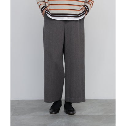 《名品 / 5サイズ展開》トップツイル ストレッチマリンガウチョパンツ トップモカ1｜詳細画像