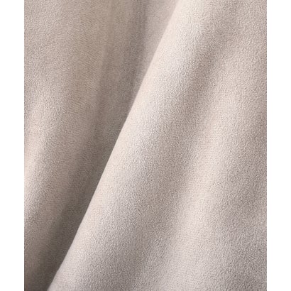 《リバーシブル着用可》フェイクムートンリバーシブルノーカラーハーフコート ベージュ｜詳細画像
