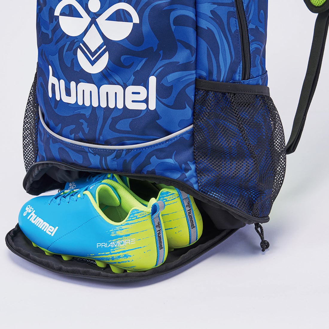 hummel ヒュンメル プリアモーレバックパック(ブルー) HFB8043 6070 サッカーバッグ -サッカーショップ【SWS】