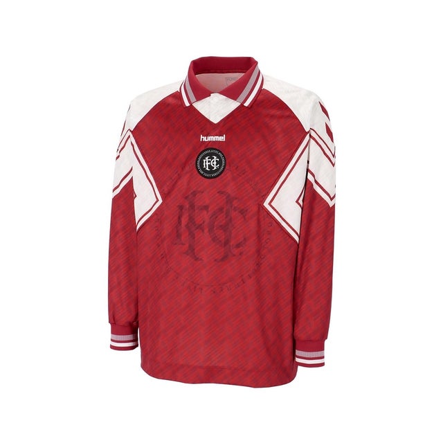 /H.FC L/S ゲームシャツ （クリムゾンレッド）