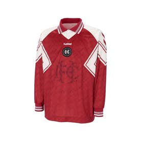 /H.FC L/S ゲームシャツ （クリムゾンレッド）