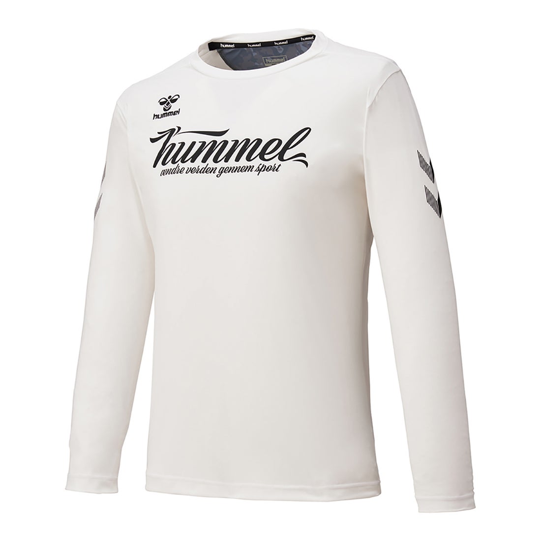 hummel ヒュンメル L/Sプラクティスシャツ(ホワイト) HAP7129 10 トレーニングウェア -サッカーショップ【SWS】
