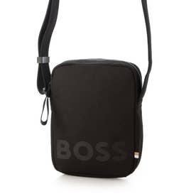 【新品未使用】BOSS ブラック ショルダーバッグ正規品★7/14までの値下げ ヒューゴボス HUGO BOSS ロゴ ショルダーバッグ （Black