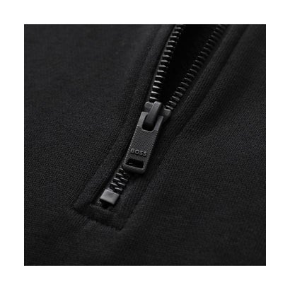 HUGO BOSS スウェットシャツ 50468926 ハーフジップ （001/ブラック）｜詳細画像