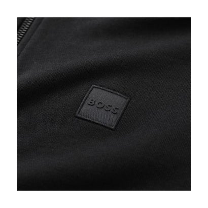 HUGO BOSS スウェットシャツ 50468926 ハーフジップ （001/ブラック）｜詳細画像