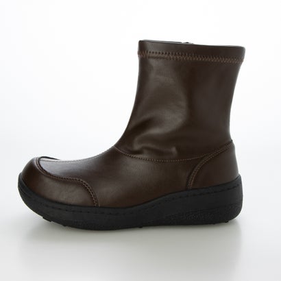 ハスキー HUSKY 【4cm防水】ストレッチ サイドジップショートブーツ （BROWN）｜詳細画像