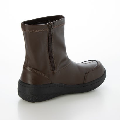 ハスキー HUSKY 【4cm防水】ストレッチ サイドジップショートブーツ （BROWN）｜詳細画像